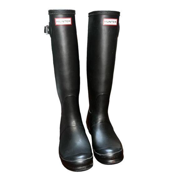 Hunter Shoes - Hunter Original Black Matte Tall Boots | Size 7